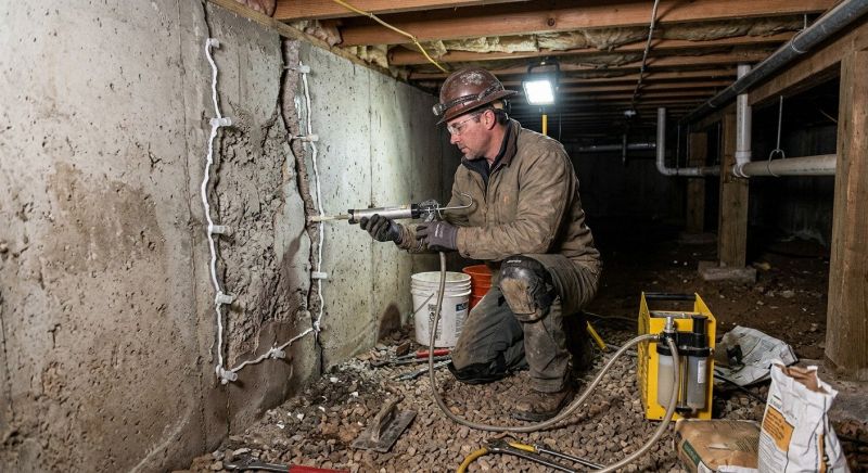 Building Foundation Repair in Bennington, NE