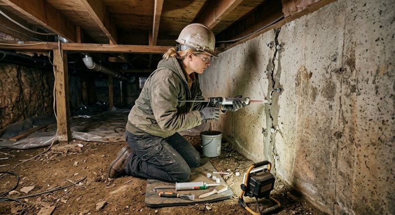 Building Foundation Repair in Council Bluffs, IA