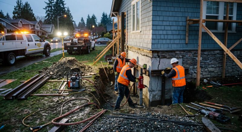 Building Foundation Repair in Memphis, NE