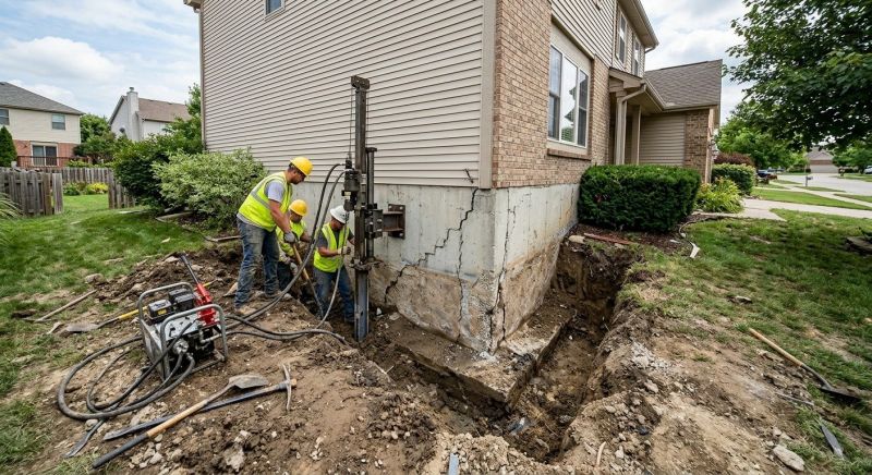 Building Foundation Repair in Pottawattamie County, IA