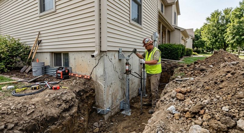 Concrete Foundation Repair in Waterloo, NE