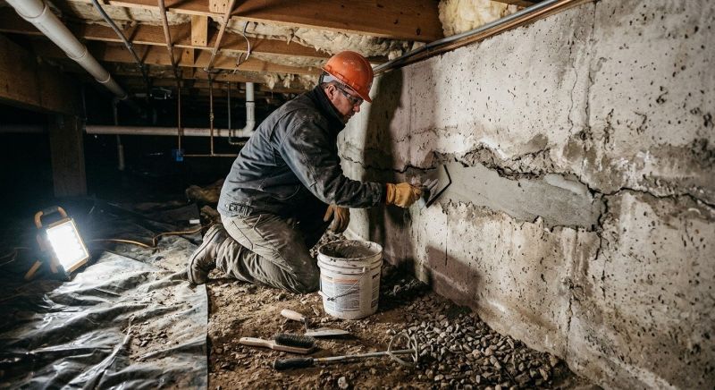 Cracked Foundation Repair in Louisville, NE