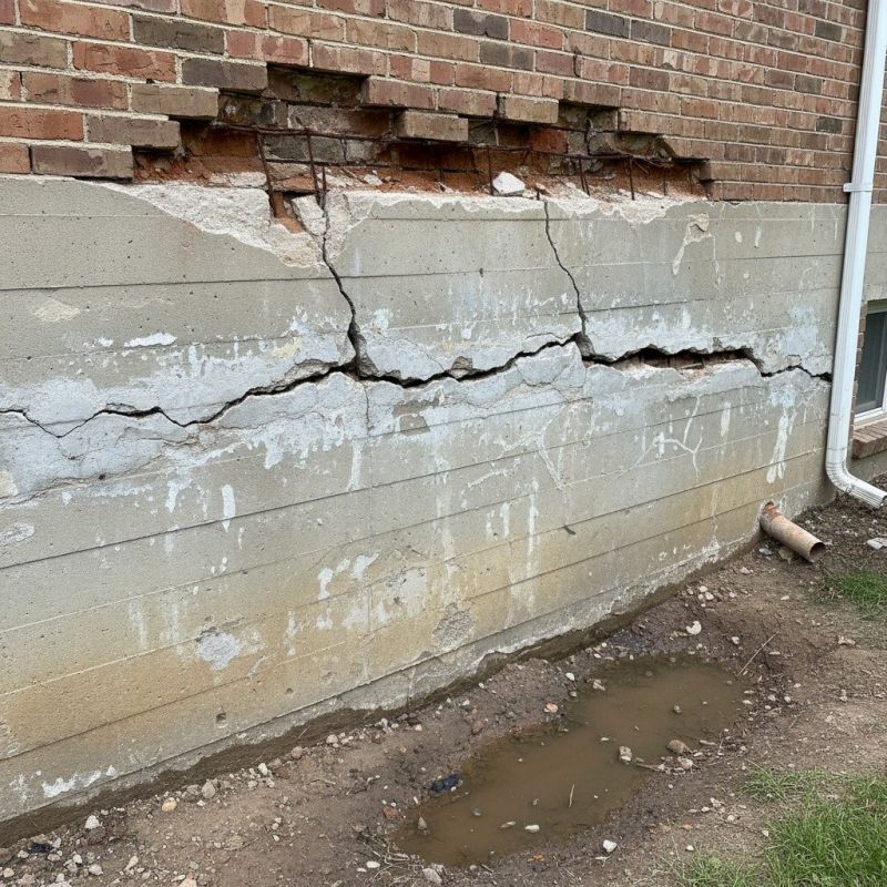Cracked Foundation Repair in Pottawattamie County, IA