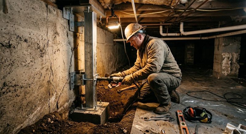 Crawlspace Foundation Repair in Pottawattamie County, IA