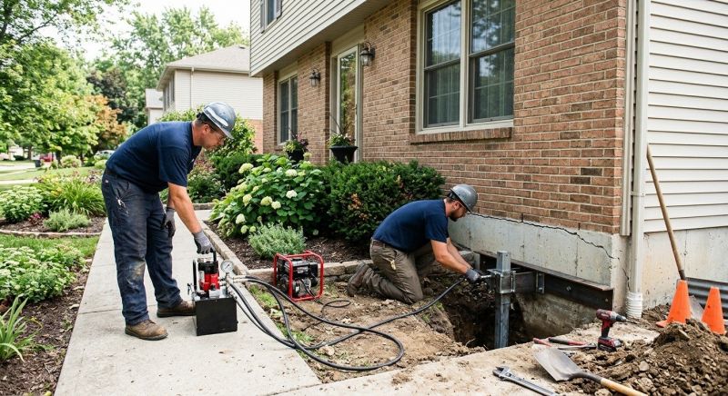 Foundation Jacking in Sarpy County, NE