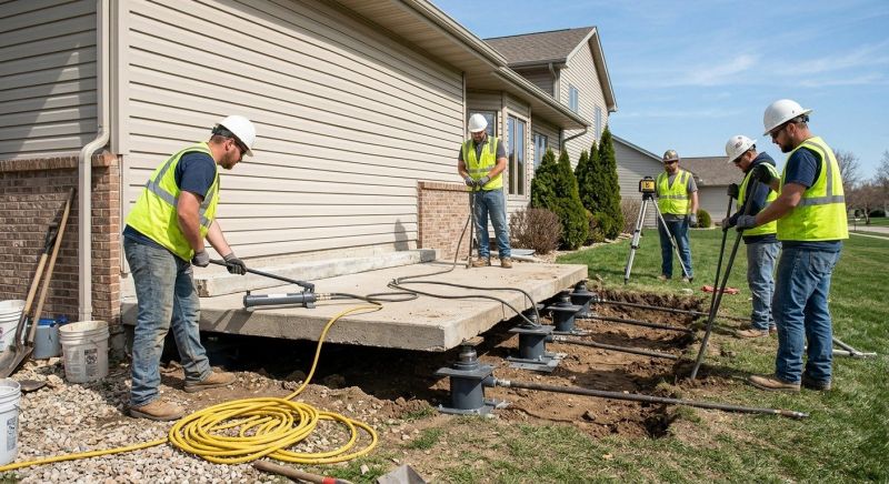Foundation Lifting in Louisville, NE