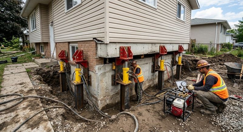 Foundation Lifting in Omaha, NE
