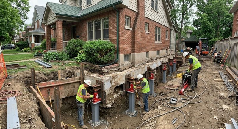 Foundation Underpinning in Elkhorn, NE