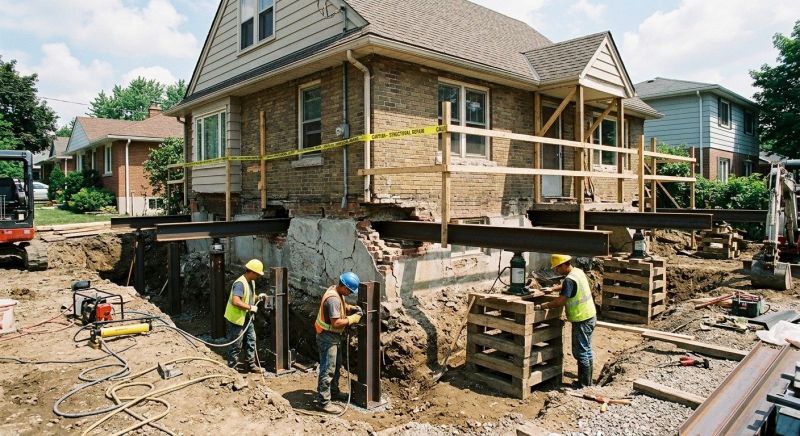 House Foundation Repair in Bennington, NE