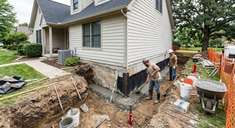 House Foundation Repair in Fremont, NE