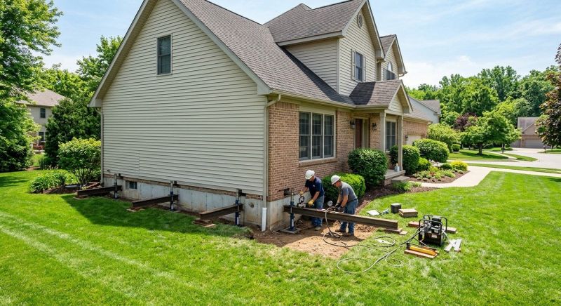 House Leveling in Louisville, NE