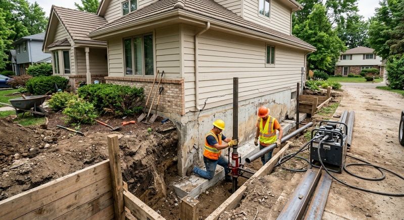 Residential Foundation Repair in Elkhorn, NE