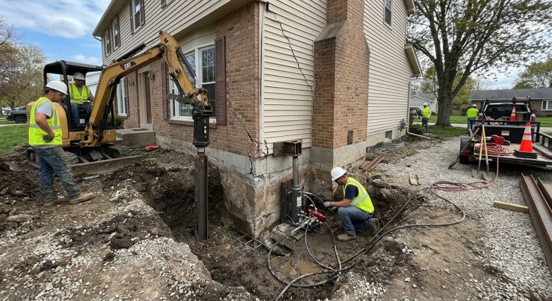 Sinking Foundation Repair in Ashland, NE